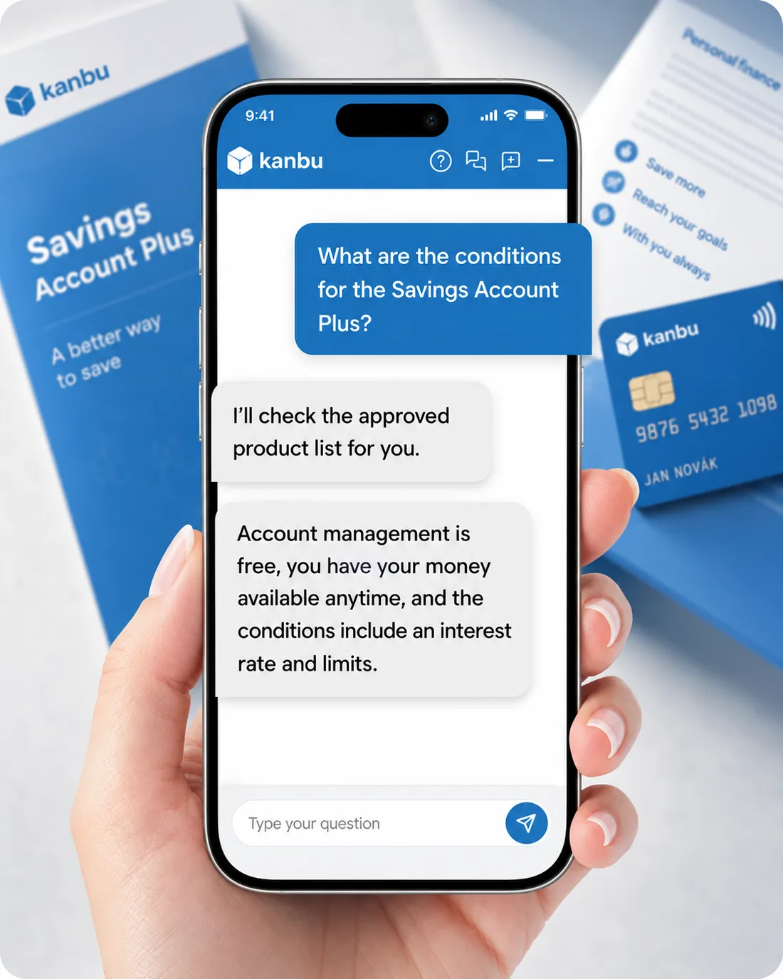 Savings product terms