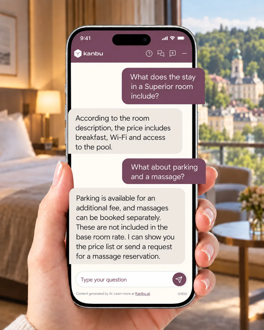 What is included in your stay