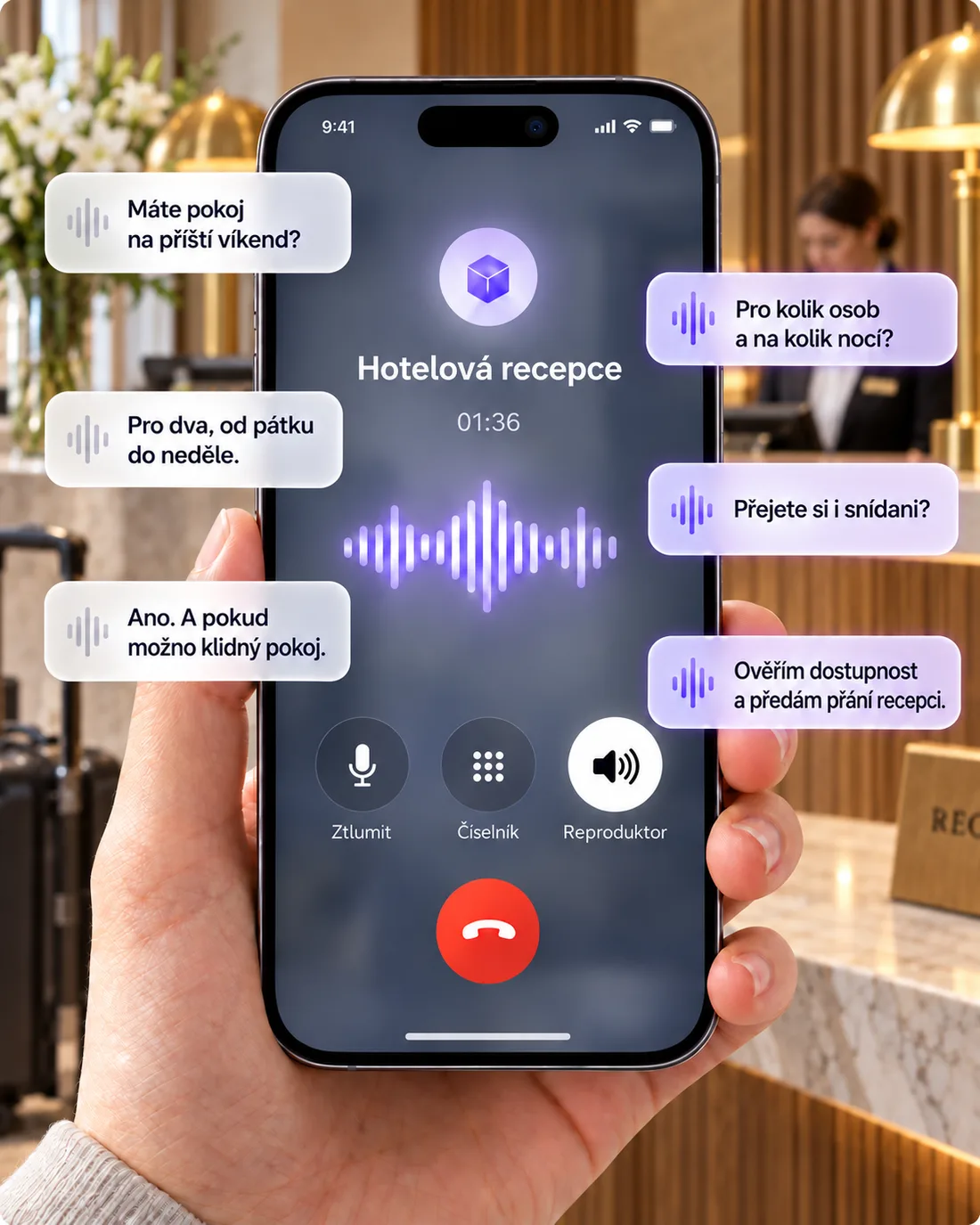 Poptávka pobytu po telefonu