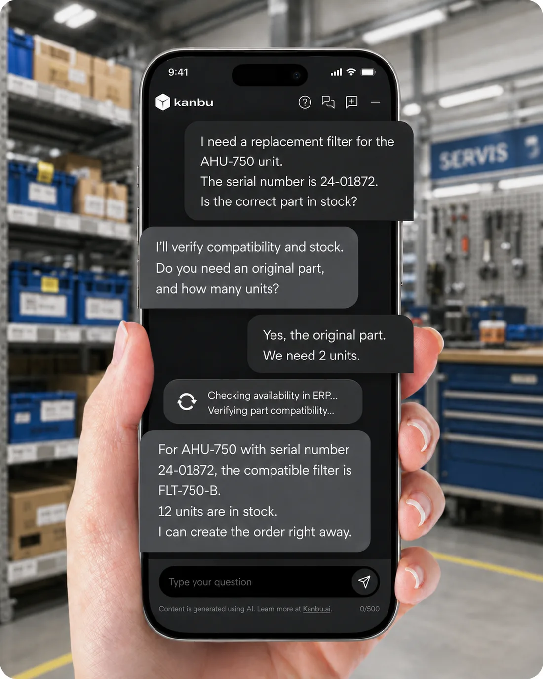 Spare parts and availability