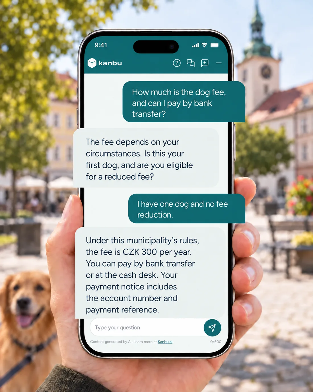 Dog fee payment