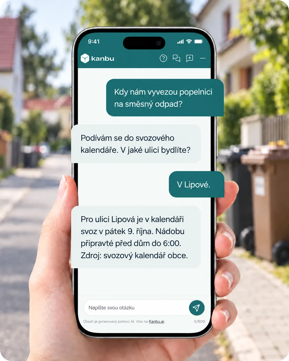 Termín svozu odpadu
