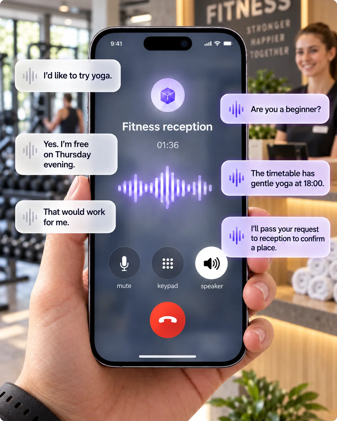 Trial class by phone