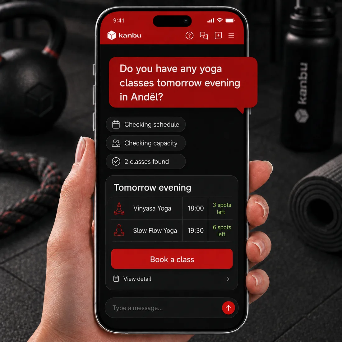 Group class availability