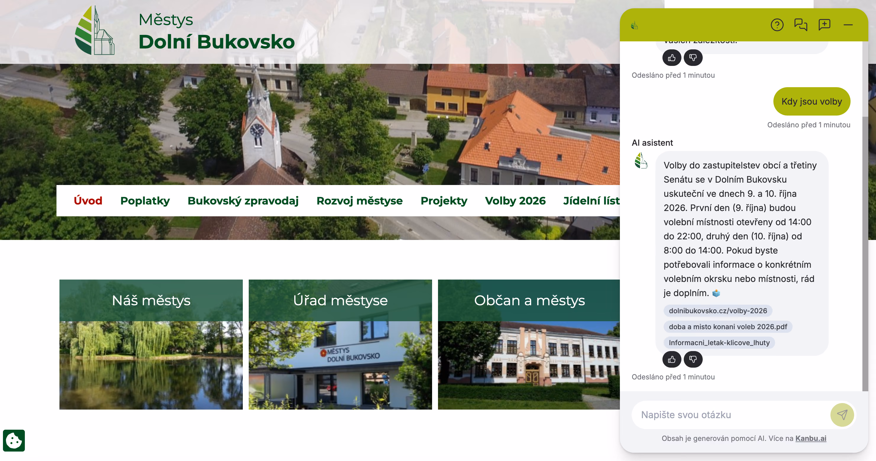 Městys Dolní Bukovsko