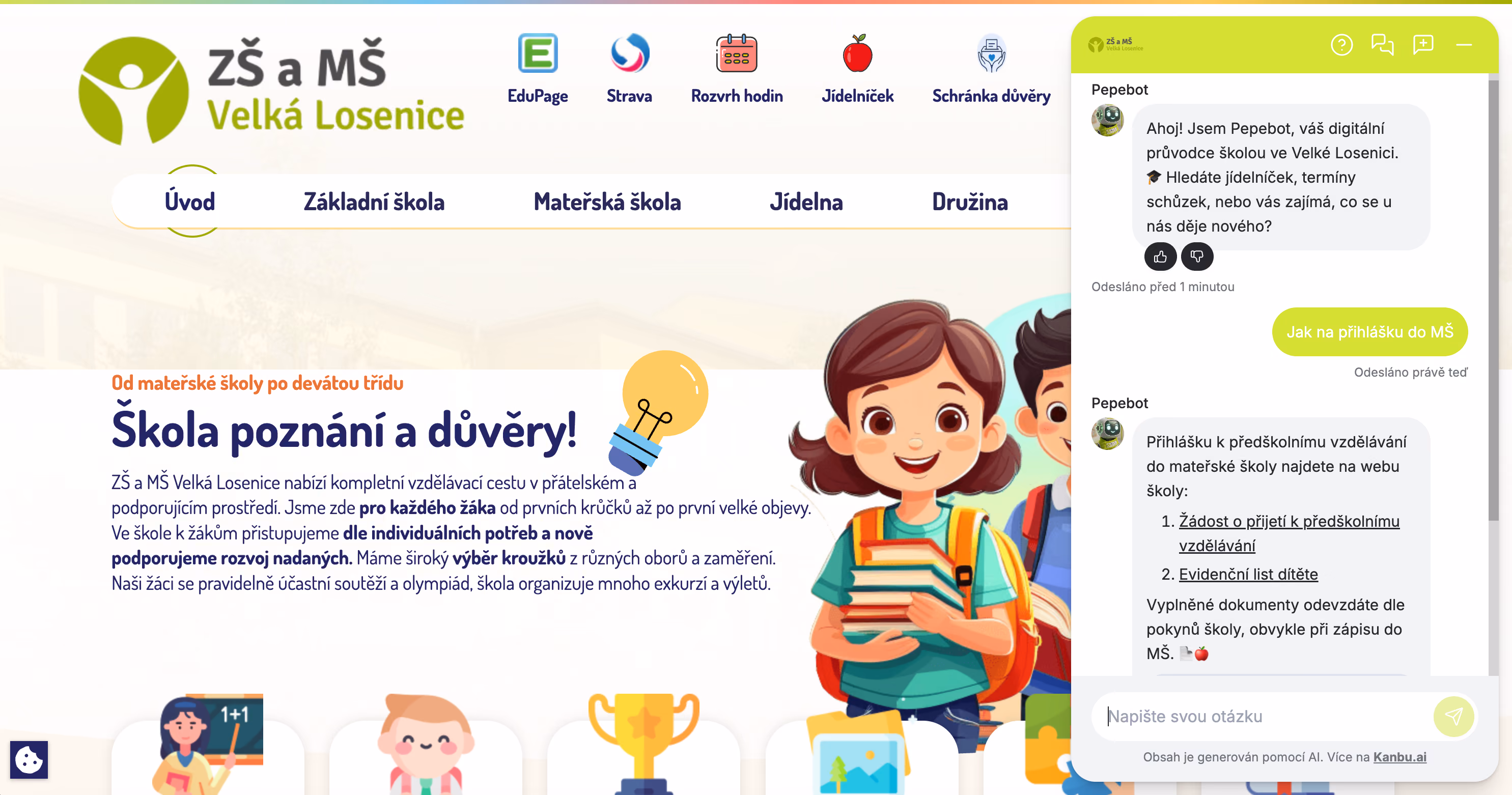 ZŠ a MŠ Velká Losenice